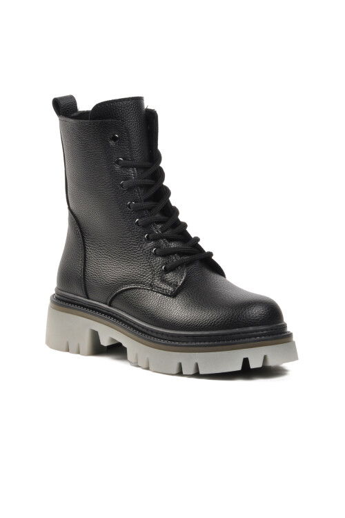 Black Womens Fleece-Inside Boots 332086 Z