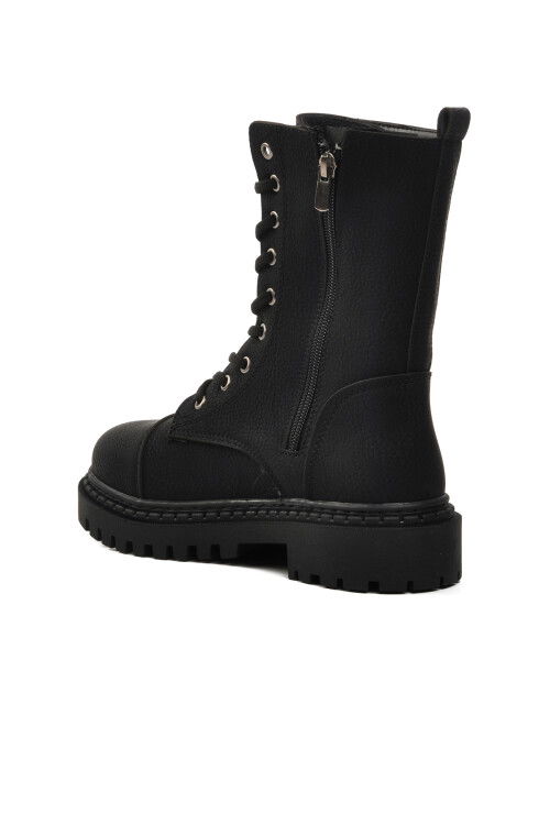 Black Suede Womens Boots 335124 Z