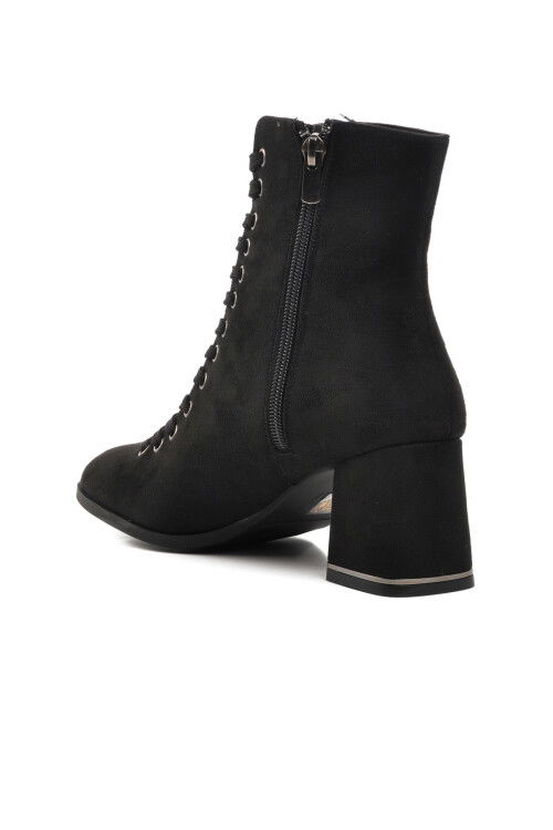 Black Suede Womens Boots 336129 Z