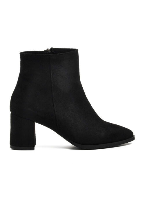 Black Suede Womens Boots 343072 Z