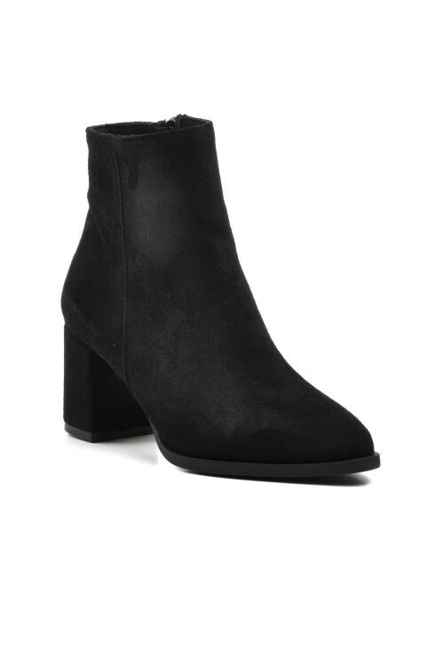 Black Suede Womens Boots 343072 Z