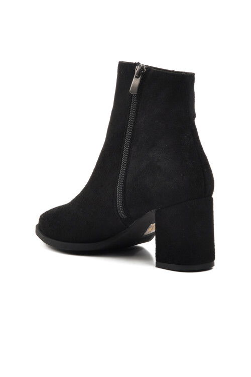 Black Suede Womens Boots 343072 Z