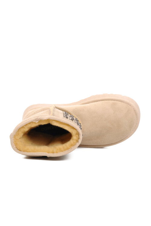 Bej Süet  Kadın Bot 696054 Z