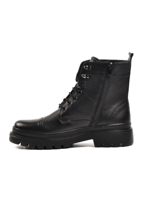 Siyah Hakiki Deri Erkek Bot 77184 M