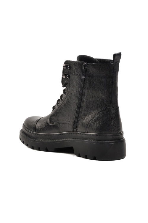 Siyah Hakiki Deri Erkek Bot 77184 M