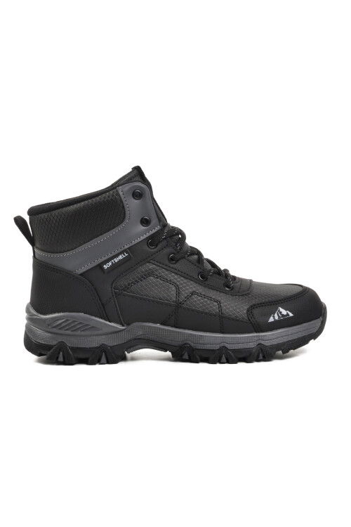Black Polyurethane Unisex Outdoor Boots Alfa G