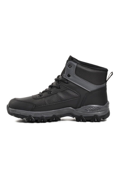 Black Polyurethane Unisex Outdoor Boots Alfa G
