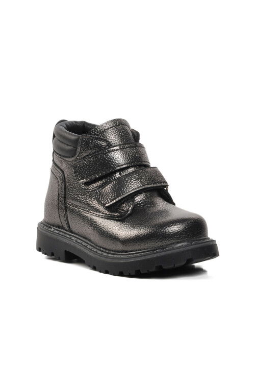 Platinum-Black Baby Boots Ctaye B
