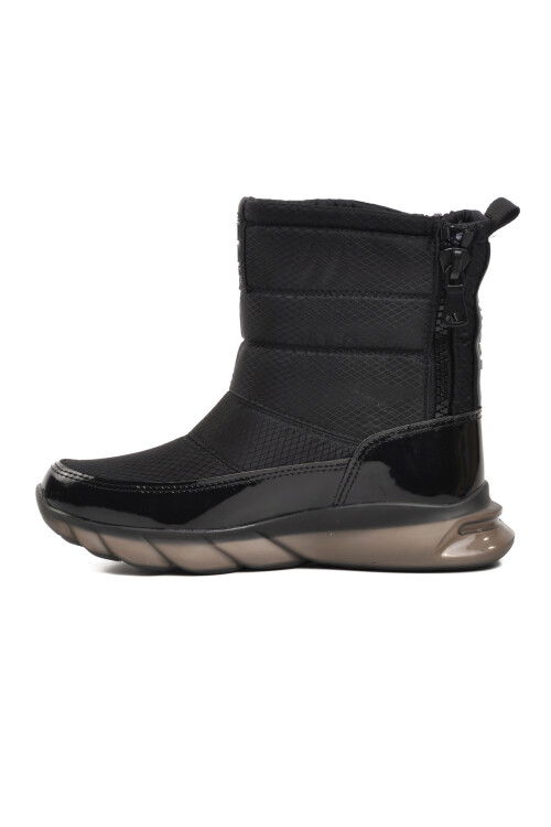 Black Patent Leather Womens Snow Boots DMK-Z001 Z