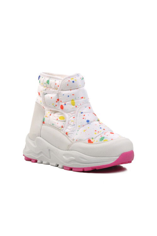 White Childrens Snow Boots FY222 F