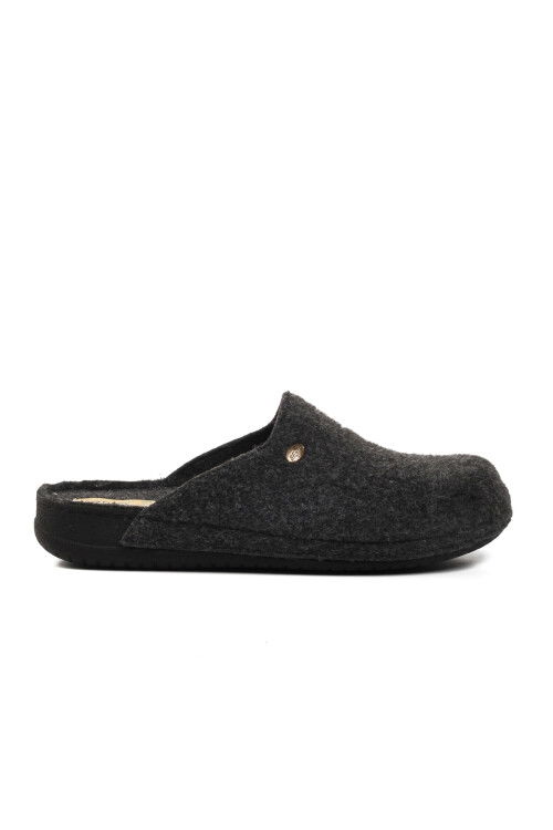 Black Mens Slippers Bento K-12115 M