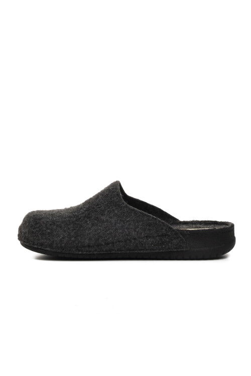 Black Mens Slippers Bento K-12115 M