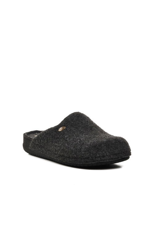 Black Mens Slippers Bento K-12115 M
