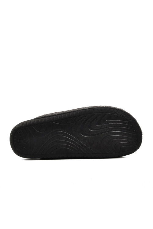 Black Mens Slippers Bento K-12115 M