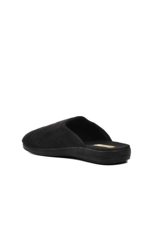 Black Anatomic Mens Home Slippers K-646 M