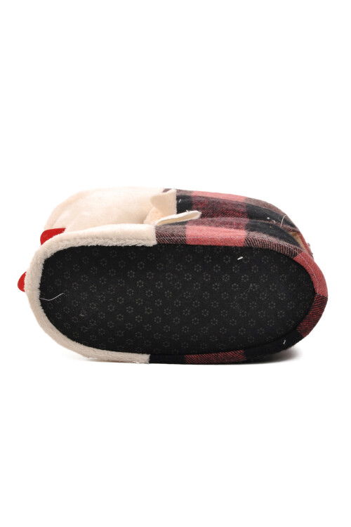 Pink-Black-Beige Womens Slippers with Dogs G