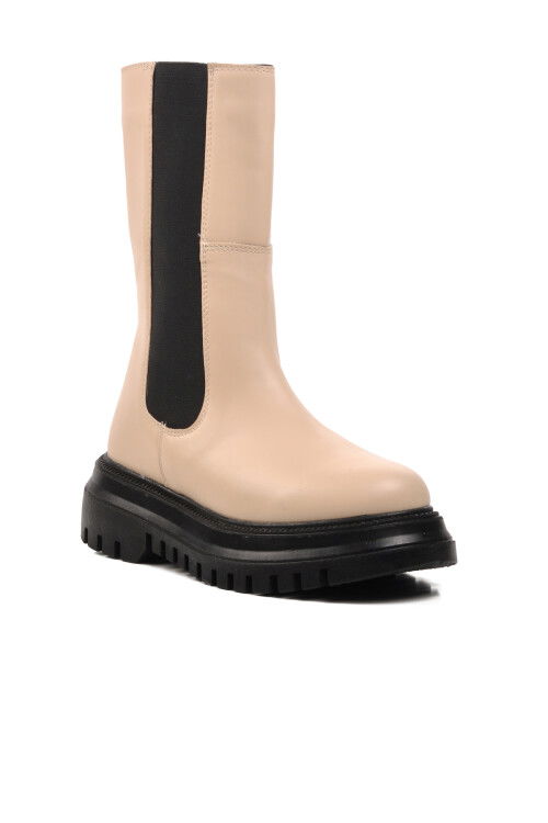 حذاء مارييت زد النسائي ذو السحاب باللون البيج الفاتح