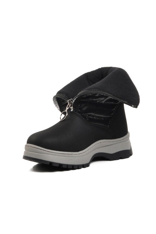 Black Kids Snow Boots Staye P
