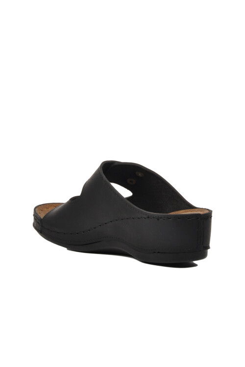 Black Womens Slippers 09-978 Z