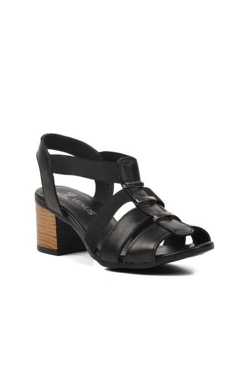 Siyah  Kadın Topuklu Sandalet 1857227Y Z