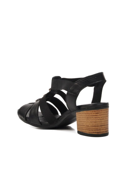 Siyah  Kadın Topuklu Sandalet 1857227Y Z
