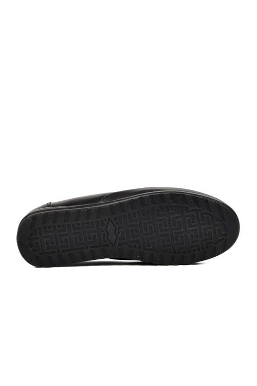 Black Wide Mold Gel Sole Anatomic Womens Casual Shoes 190 Z