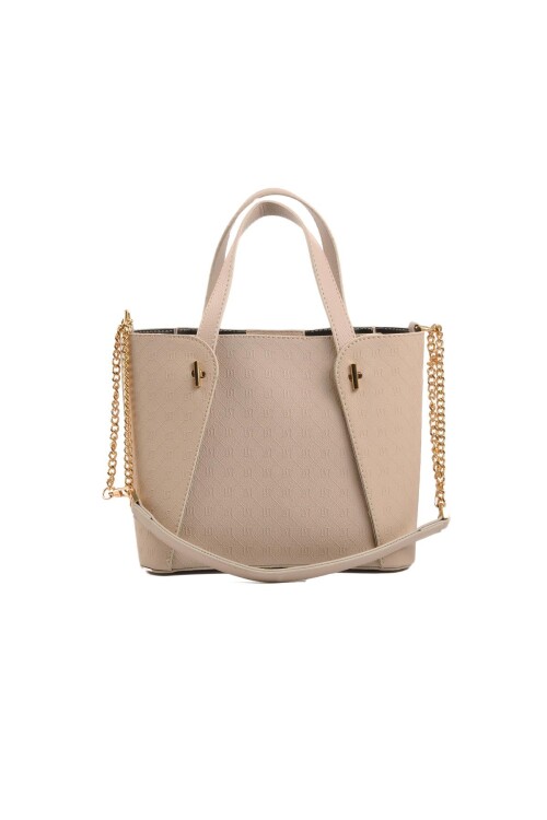 Beige Womens Shoulder Bag 2390012Y Bag