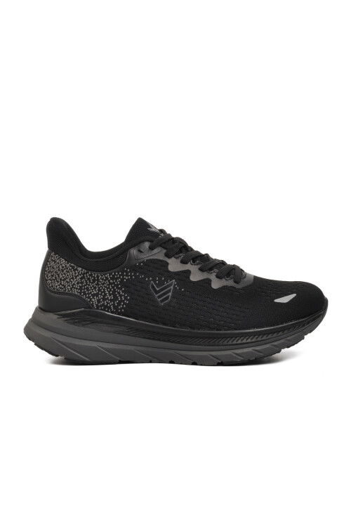 Black Textile Mens Sports Shoes 24202 M