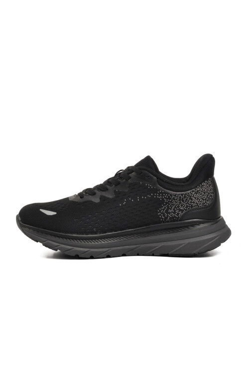 Black Textile Mens Sports Shoes 24202 M