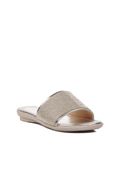 Silver Womens Slippers 246012 Z