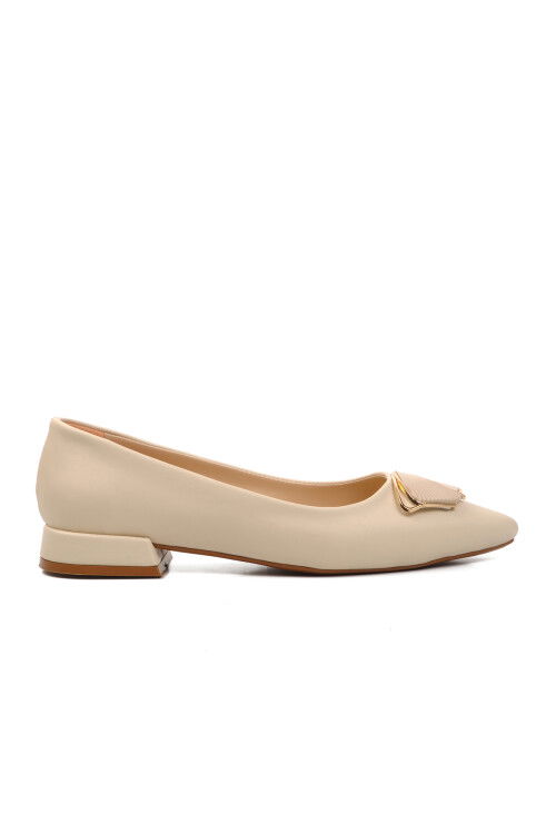 Beige Womens Ballerinas 314119 Z