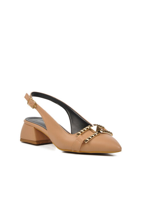 Nude Womens High Heel Shoes 326185 Z