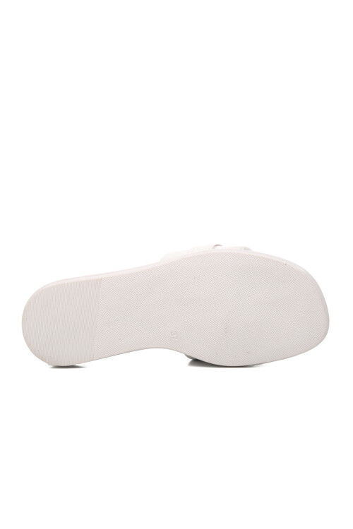White Womens Slippers 335171 Z