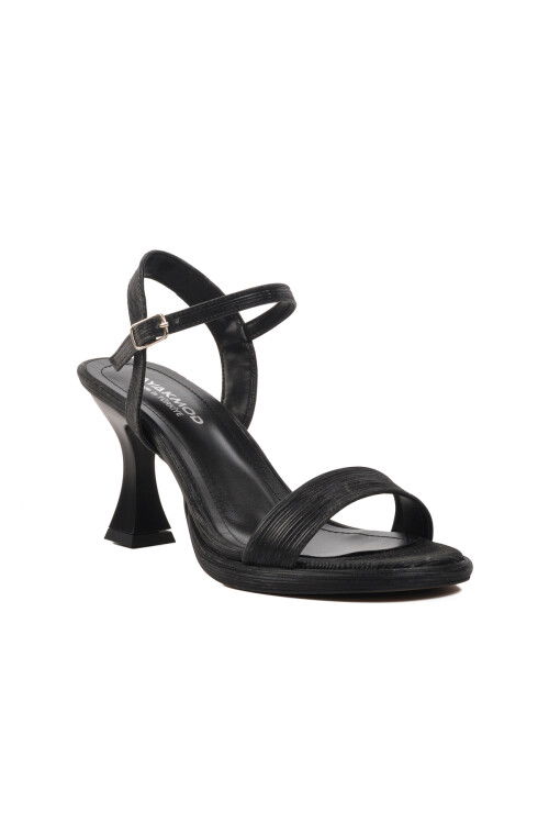 Black Womens High Heel Sandals 336472 Z