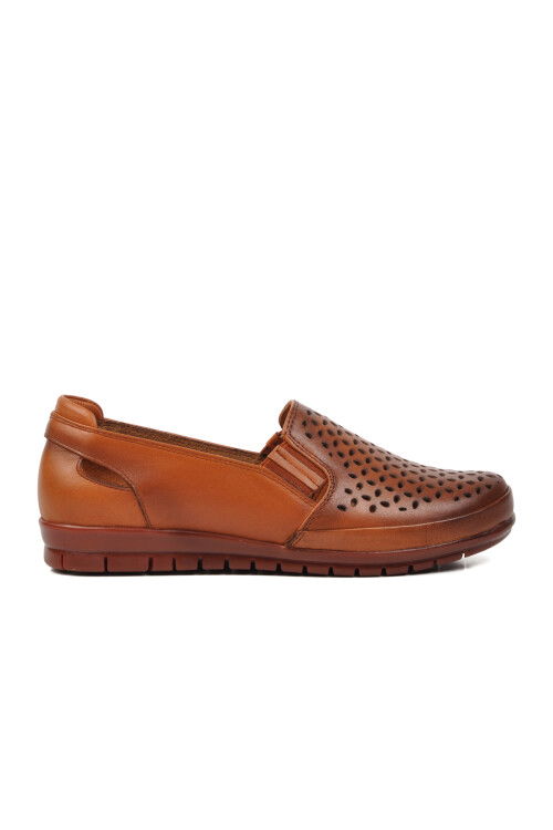 Tan Anatomic Genuine Leather Womens Casual Shoes 430 Z