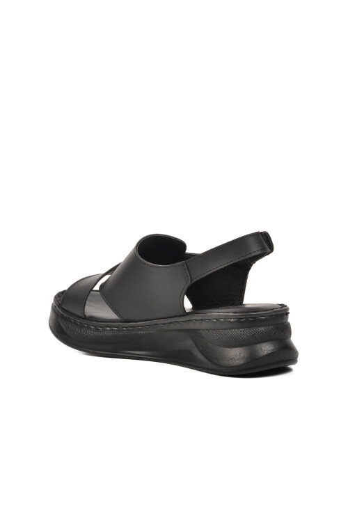 Siyah  Kadın Düz Sandalet 492091 Z