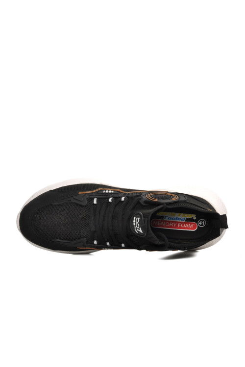 Black-White Mens Sneakers B384 M