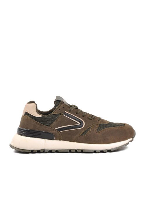 Khaki Mens Sports Shoes Dnp-2052 M