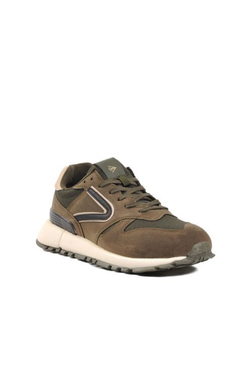Khaki Mens Sports Shoes Dnp-2052 M