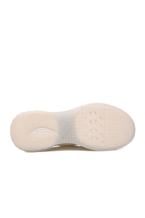 White Faux Leather Mens Sneakers DNP-2358 M