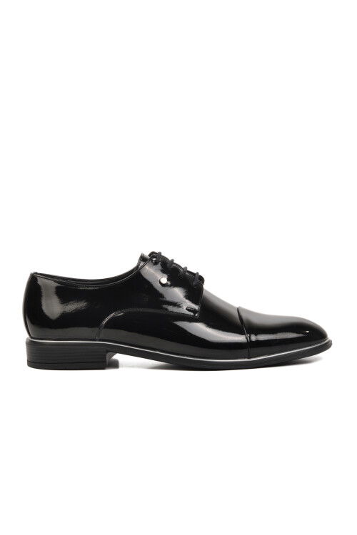 Black Patent Leather Mens Classic Shoes P120 M