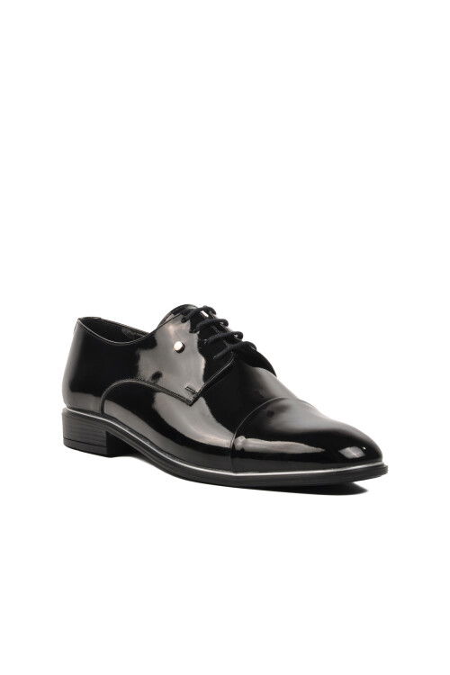 Black Patent Leather Mens Classic Shoes P120 M
