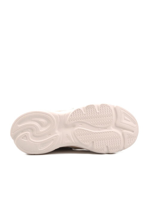 Beige-White Womens Sneakers 026 Z