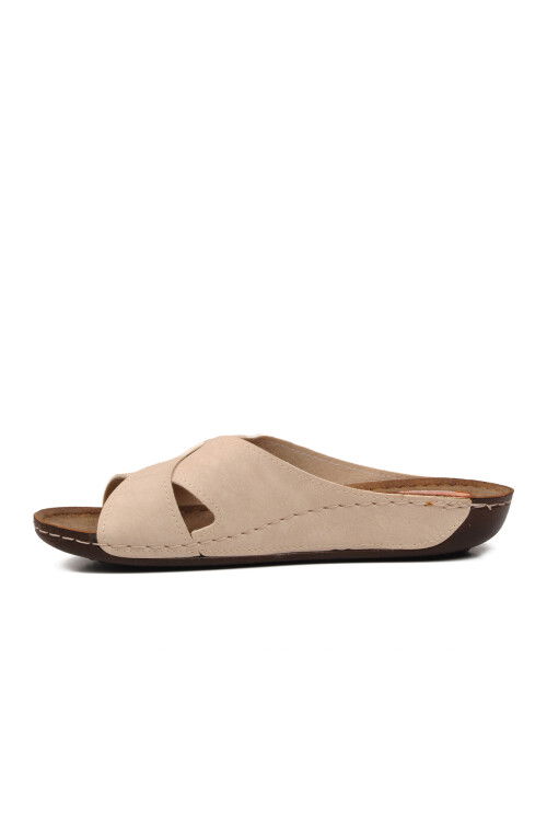 Beige Anatomic Womens Slippers 08-086 Z