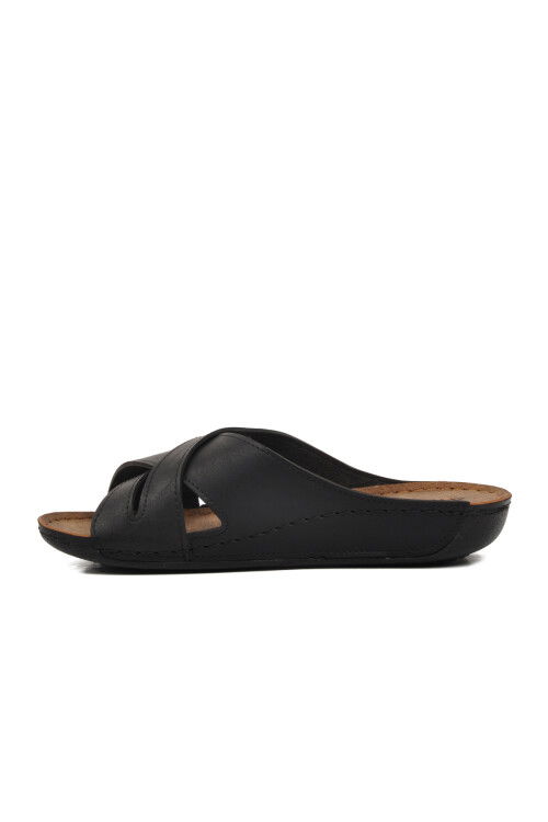 Black Womens Slippers 08-982 Z