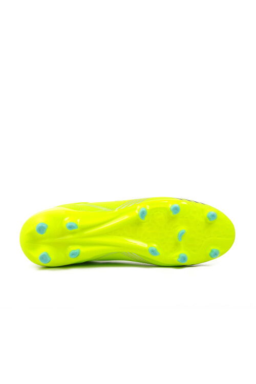  Neon Yellow Artificial Leather Mens Cleats MK-241-126 M