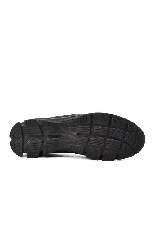 Black-Black Camouflage Mens Sneakers 152-01434 M