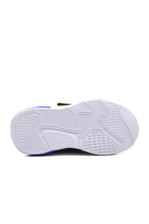 Black-F.Yellow-Sax Childrens Sports Shoes 1648 P