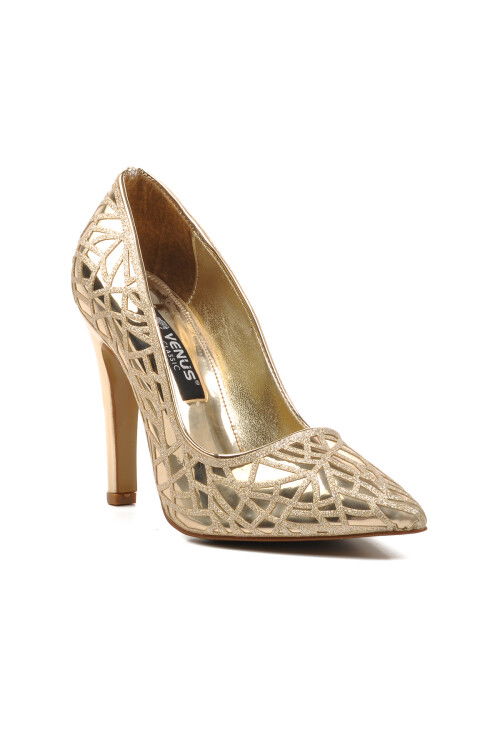 Gold Womens High Heel Shoes 22240389 Z