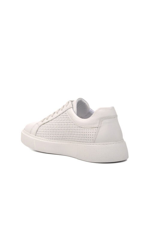 White Mens Casual Shoes 23651-2 M
